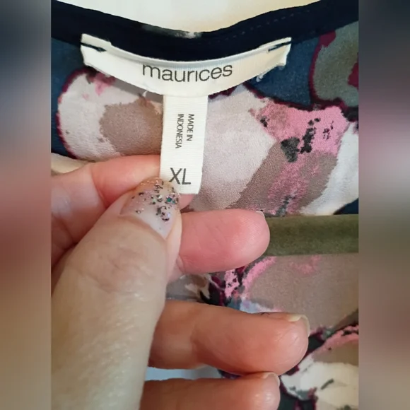 Floral Maurices Size XL Kimono Cardigan - Picture 2 of 9